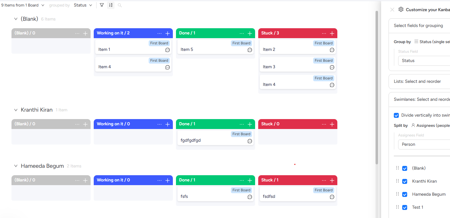 Swimlanes preview
